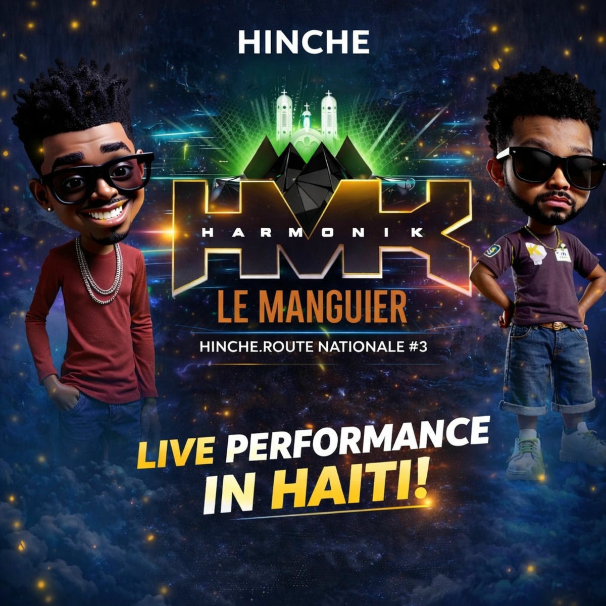 Harmonik Live Performance In Hinche Haiti v1